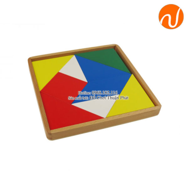 Giáo cụ bảng xếp hình khối đơn giản GC03-034 giúp khả năng nhận biết các hình dáng, màu sắc, tư duy