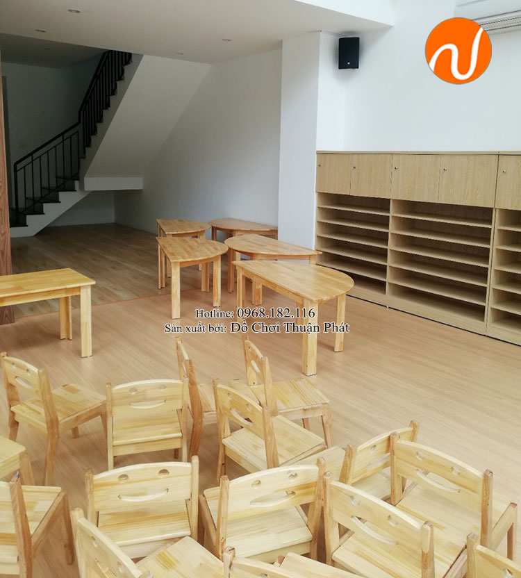 Cung cấp nội thất, thiết bị phòng học cho trường mầm non tại Hưng Yên