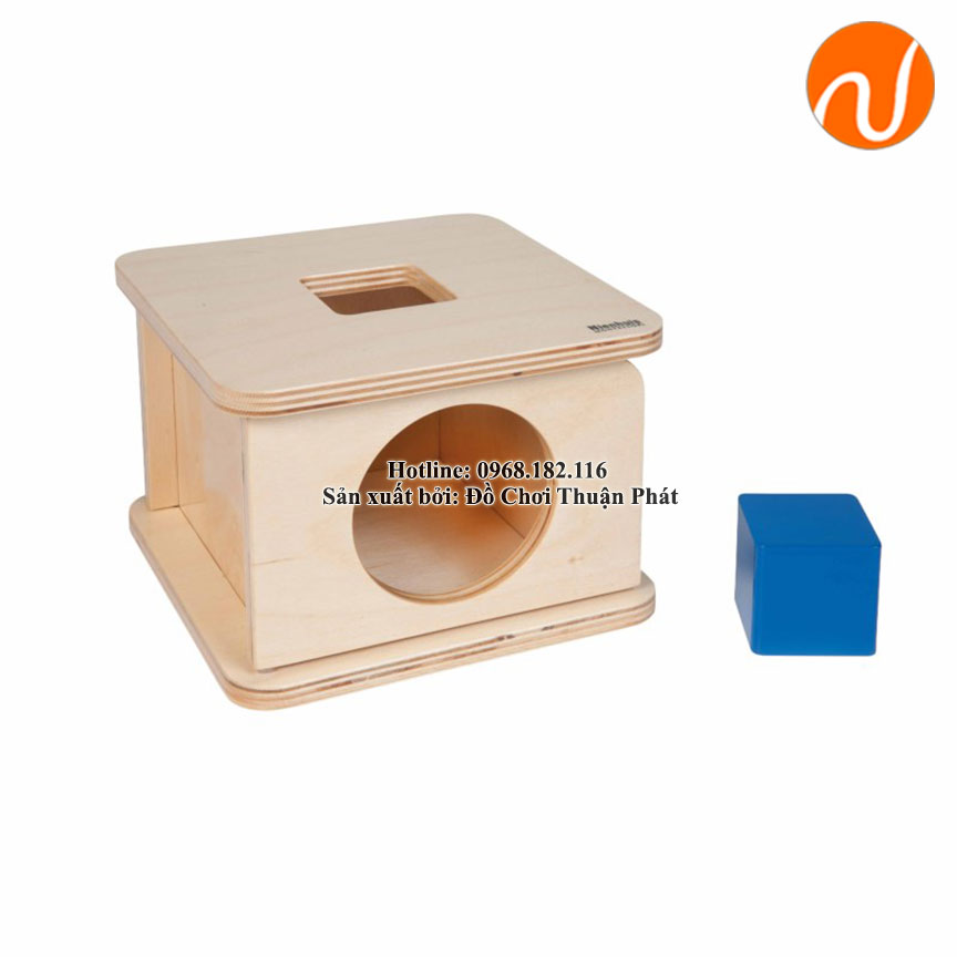 Giáo cụ hộp Imbucare - hình lập phương giúp phát triển khả năng giữa mắt và tay