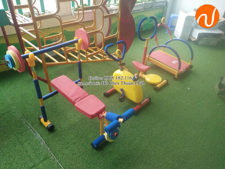 Lắp đặt bộ tập gym cho bé cho các trường mầm non tại Hà Nội-4
