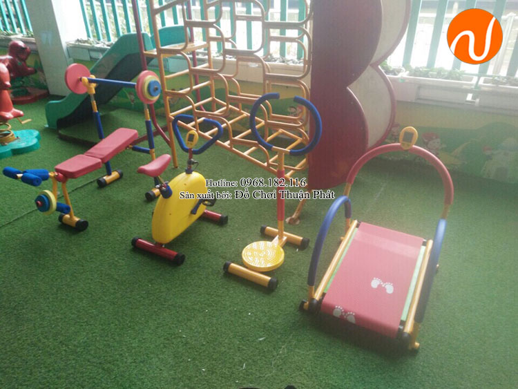 Lắp đặt bộ tập gym cho bé cho các trường mầm non tại Hà Nội-5