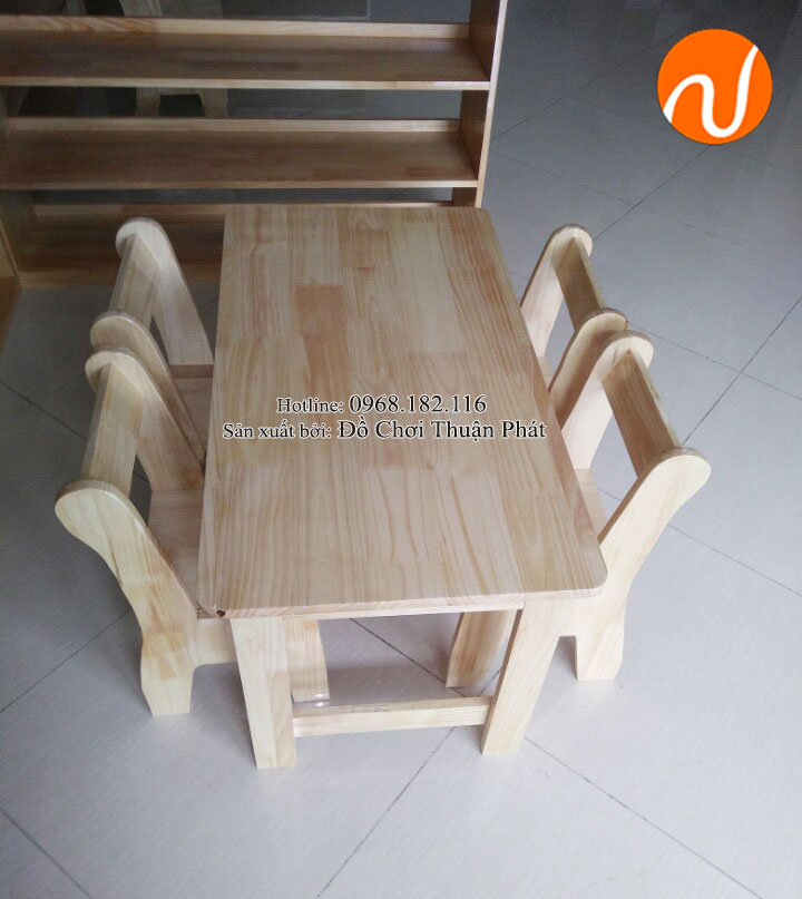 Sản xuất bàn ghế, tủ kệ cho trường mầm non tại Hà Nội-7
