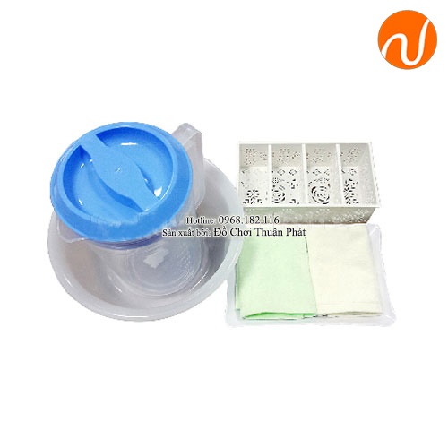 Giáo cụ và bài học giặt khăn & vắt khăn ướt GC36-509 giúp rèn kỹ năng tự lập cho trẻ và làm quen với hoạt động giặt giũ