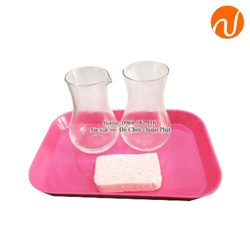 Bài học rót hạt vào bình không có tay cầm