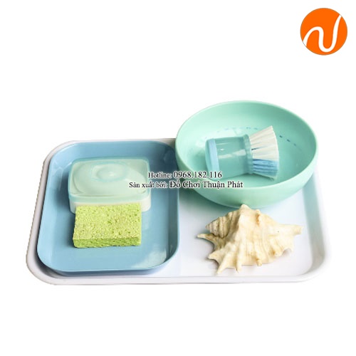 Giáo cụ montessori đánh rửa vỏ sò