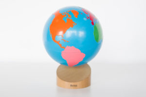 Quả địa cầu các châu lục GC36-233 giúp Phân biệt đất liền và biển