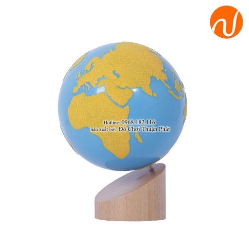Giáo cụ quả địa cầu đất và nước GC36-232 giúp phân biệt đất liền và biển
