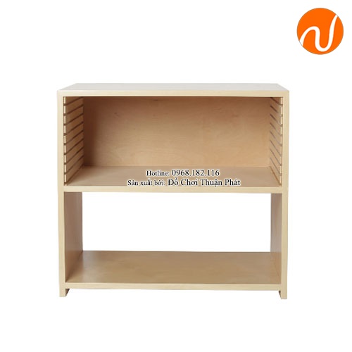 Giáo cụ tủ đựng 8 khay ghép hình bản đồ (không bao gồm 08 ghép hình bản đồ) GC36-234 Dùng để đựng các khay miếng ghép bản đồ.