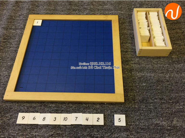 hướng dẫn bảng 100 montessori
