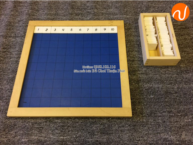 hướng dẫn bảng 100 montessori cho bé