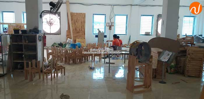 Xưởng sản xuất bàn ghế gỗ mầm non giá rẻ chất lượng tại Hà Nội-4